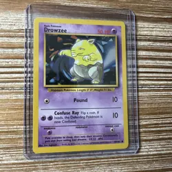 Pokemon Card Drowzee Base Set Common 49/102 LP-NM - Image 1