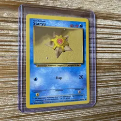 Pokemon Card Staryu Base Set 65/102 Unlimited Vintage WOTC LP-NM - Image 1
