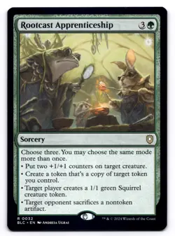 Rootcast Apprenticeship NM Commander: Bloomburrow 32 MTG Regular - Image 1