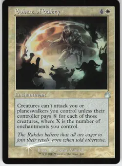 FOIL SPHERE OF SAFETY (RETRO FRAME) 447 UC NEAR MINT - Image 1