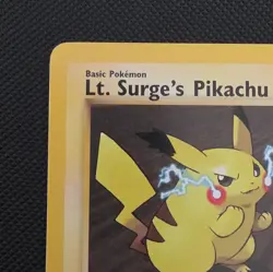 Wizards of the Coast Lt. Surge's Pikachu 081/132 Gym Heroes Unlimited 50HP - Image 2
