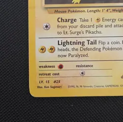 Wizards of the Coast Lt. Surge's Pikachu 081/132 Gym Heroes Unlimited 50HP - Image 5