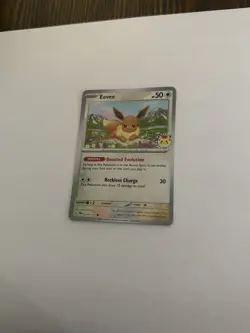074/131 Eevee Prismatic Evolutions Stamped Promo Card - Pokemon Day 2025 - Image 3
