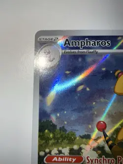 2026 Pokemon Card TCG ME04: Chaos Rising Ampharos IR 090/086 NM - Image 3