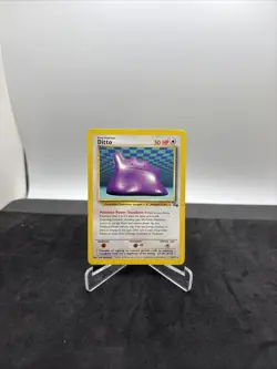Pokemon Card Ditto 18/62 Fossil Set Non Holo Rare WOTC Played - Image 1
