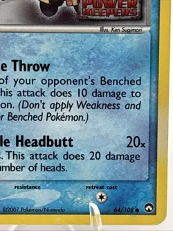 Snorunt Pokemon Card 64/108 Reverse Holo Foil Stamped EX Power Keepers Played HP - Image 5