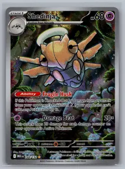 NM SHEDINJA 144/132 MEGA EVOLUTION ILLUSTRATION RARE - Image 1