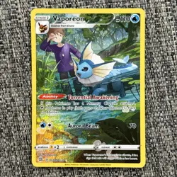 Vaporeon TG02/TG30 Holo Brilliant Stars Trainer Gallery Pokemon NM - Image 1