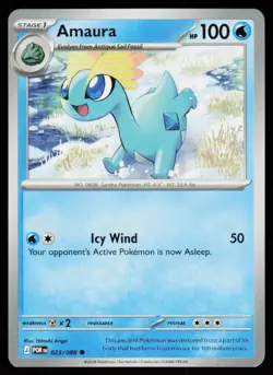 Amaura 023/088 Common Perfect Order Pokemon Near Mint - Image 1