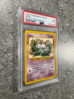 Pokemon TCG Cards Mew 47 WOTC Black Star Promo PSA 9 MINT - Image 3