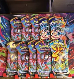 Chaos Rising Sleeved Booster Pack x10 ME04: Chaos Rising Sealed Pokemon TCG - Image 1