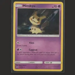 Pokemon Card Mimikyu Guardians Rising Holo Rare 58/145 Near Mint - Image 1