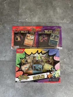 Pokemon TCG Ascended Heroes Pin Collection & Tech Sticker Collection X2 Sealed ✅ - Image 1