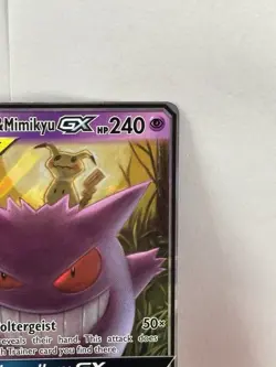 Pokemon TCG Gengar & Mimikyu GX Team Up Holo Ultra Rare Card 53/181 - Image 3