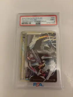 2010 Pokemon #101 #102 Seq SET - Palkia & Dialga Triumphant Legend PSA 9s - Image 5
