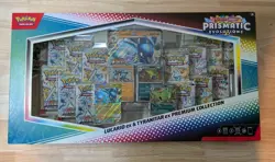 Pokemon TCG: Prismatic Evo Lucario Tyranitar Ex Premium Collection - Sealed! - Image 1