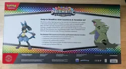 Pokemon TCG: Prismatic Evo Lucario Tyranitar Ex Premium Collection - Sealed! - Image 3