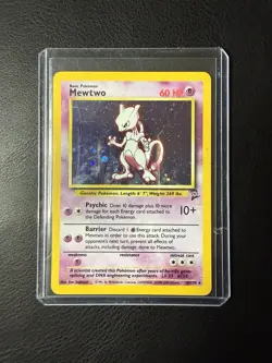 2000 Pokemon - Mewtwo #10/30 - Base Set 2 Unlimited - Holo Rare - LP - Image 2
