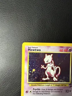 2000 Pokemon - Mewtwo #10/30 - Base Set 2 Unlimited - Holo Rare - LP - Image 4