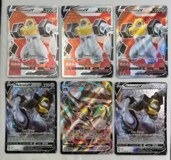 POKEMON TCG 6 Card Lot Of MELMETAL VMAX 048/78 & V 047/78 & V Alternate Art 75 - Image 1