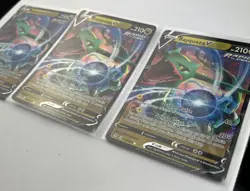 Pokemon Rayquaza V 110/203 Holo Card Lot Of 3 Evolving Skies Ultra Rare TCG - Image 4