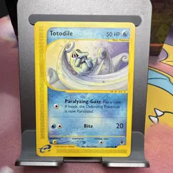 Pokemon TCG Totodile Expedition 135/165 Regular Common - LP - Image 1