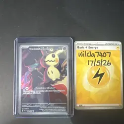 Pokemon TCG Team Rocket's Mimikyu Ascended Heroes illustration Rare NM - Image 1