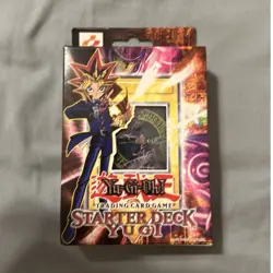 Lot of 3: 2002 Yu-Gi-Oh! SEALED Starter Decks (SDK/SDY) Wavy Logo Original Print - Image 1