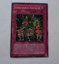 Amazoness Archers DR1-EN151 (Super Rare, Unlimited, Lightly Played / LP) Yugioh - Image 1