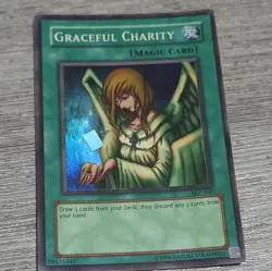 Konami Yu-Gi-Oh! Graceful Charity SDP-040 Super Rare Foil Unlimited English - Image 1