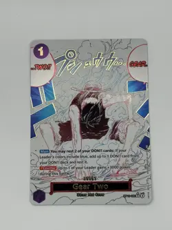 ONE PIECE Card Luffy Gear Two OP11-080 A Fist of Divine Speed - Image 1