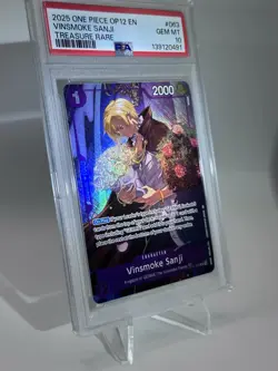 One Piece OP12 Legacy of the Master - Vinsmoke Sanji - OP10-063 TR - PSA 10 - Image 2