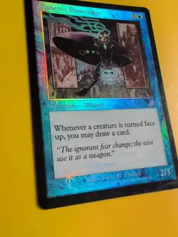 Aphetto Runecaster. Wizard MTG Card.Scourge. Old Border FOIL. - Image 5