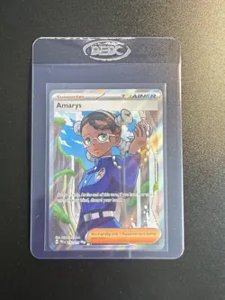 Amarys 132/131 Sv: Prismatic Evolutions Holo Trainer Pokemon Card - Image 3