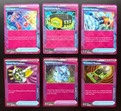 Prismatic Evolutions Complete NM Set of ACE SPEC Trainers (6 Cards) - Image 1