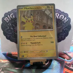 Pokemon x Natural History Museum Pikachu at the Museum Jumbo Promo Card SEALED - Image 3