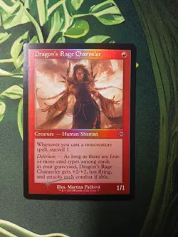 MTG Dragon's Rage Channeler Retroframe Foil Modern Horizons 2 Uncommon LP 2021 - Image 1