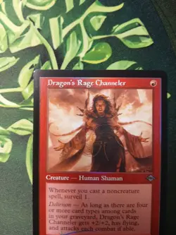 MTG Dragon's Rage Channeler Retroframe Foil Modern Horizons 2 Uncommon LP 2021 - Image 2