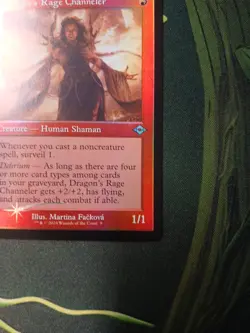 MTG Dragon's Rage Channeler Retroframe Foil Modern Horizons 2 Uncommon LP 2021 - Image 4