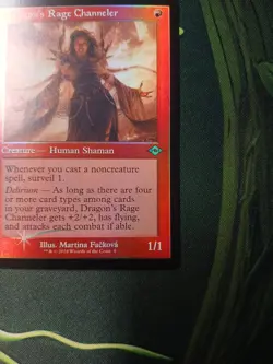 MTG Dragon's Rage Channeler Retroframe Foil Modern Horizons 2 Uncommon LP 2021 - Image 5