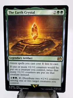 Wizards of the Coast MTG The Earth Crystal Final Fantasy 0184 Mint - Image 1