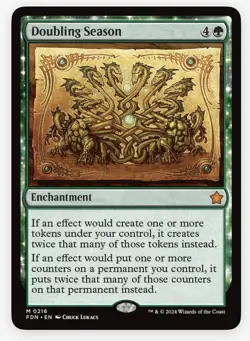Doubling Season (216) - Normal - Foundations (FDN) - NM - Image 1