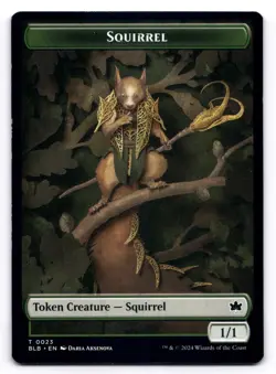 Squirrel / Treasure NM Commander: Bloomburrow 23/29 MTG Regular - Image 1
