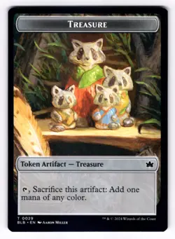 Squirrel / Treasure NM Commander: Bloomburrow 23/29 MTG Regular - Image 2