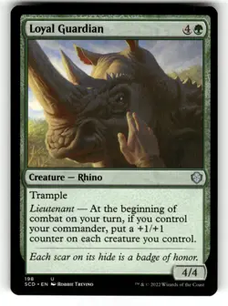 Loyal Guardian NM Starter Commander Decks 198 MTG Regular Uncommon - Image 1