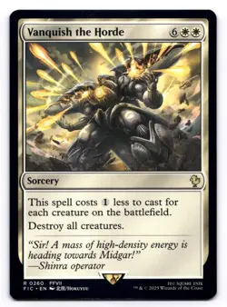 Vanquish the Horde NM Commander: Final Fantasy 0260 MTG Regular - Image 1