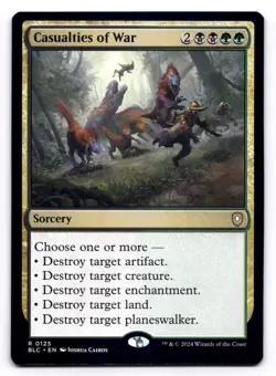Casualties of War NM Commander: Bloomburrow 125 MTG Regular - Image 1