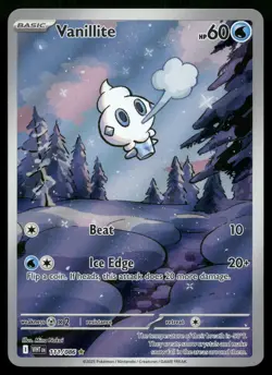Vanillite 111/086 White Flare WHT Illustration Rare Secret Holo POKEMON - Image 1