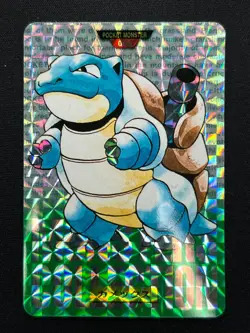 [NM] Blastoise Pokemon Bandai Carddass Japanese File No.009 Gree Prism 1995 AZ26 - Image 2