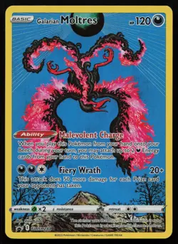 Galarian Moltres SWSH284 Sword & Shield Promo SWSD Holo Promo Pokemon NM - Image 1
